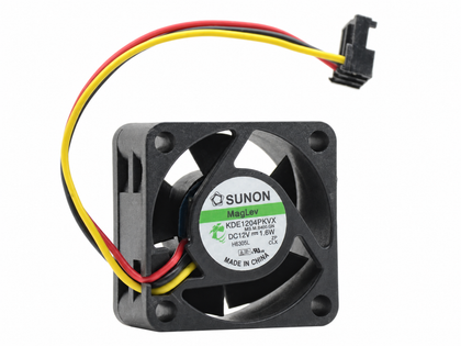 SUNON KDE1204PKVX 40x40x20mm 12V DC Axial Cooling Fan - clean white-background product photo 1