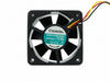SUNON KDE1206PKB1 60x60x15mm 12V DC Axial Cooling Fan - clean white-background product photo 2