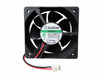 SUNON KDE1206PTV3 60x60x25mm 12V DC Axial Cooling Fan industrial replacement fan on pure white background - view 1