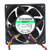 SUNON KDE1207PTV3 70x70x25mm 12V DC Axial Cooling Fan industrial replacement fan on pure white background - view 2