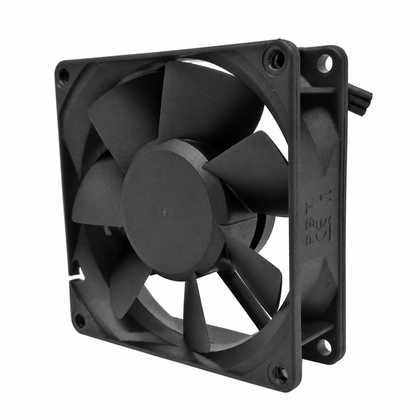 SUNON KDE1208PTB3 12V DC Axial Cooling Fan industrial replacement fan on pure white background - view 1