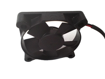 SUNON KDE2405PFB1-8 50x50x10mm 24V DC Axial Cooling Fan industrial replacement fan on pure white background - front view