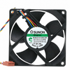 SUNON MF80201VX-Q060-S99 12V DC 80x80x20mm Brushless Cooling Fan - clean white background product photo 2