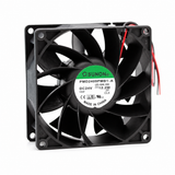 SUNON PMD2409PMB1-A 24V DC 90x90x38mm axial cooling fan label and connector