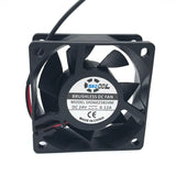 SXDOOL SXD6025B24M 24V 60x60x25mm fan, original white-background photo showing physical model label and wiring