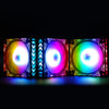 120mm RGB cooling fan Adjust LED Fan Speed quiet colorful computer case For water chestnut chassis