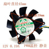 MAGIC MGT5012XR-W10 DC12V 0.19A 4Lines Diameter 45MM Pitch 39MM Pwm  Graphics Video Card Cooling Fan