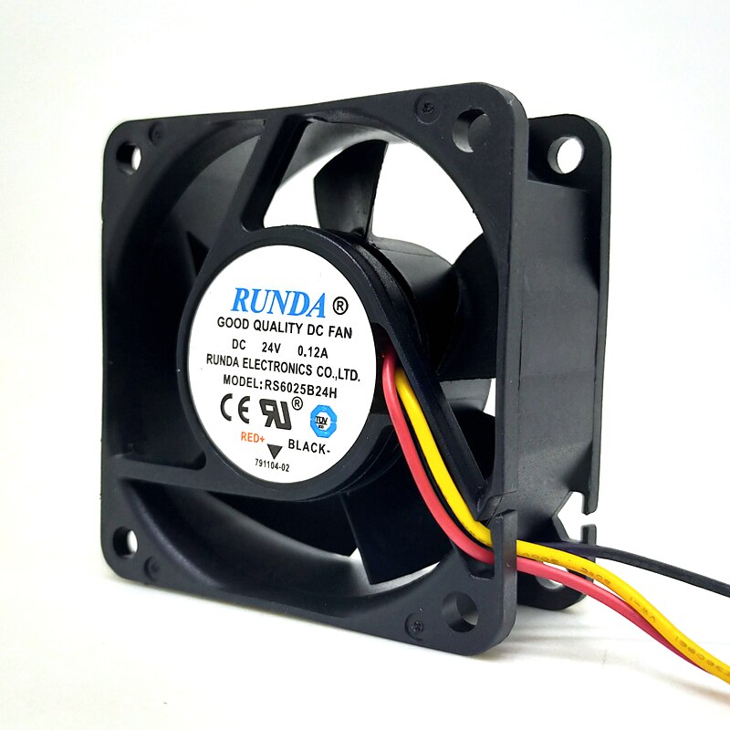 RS6025B24H 6025 24V ball 6cm printer duplicator frequency converter cooling fan