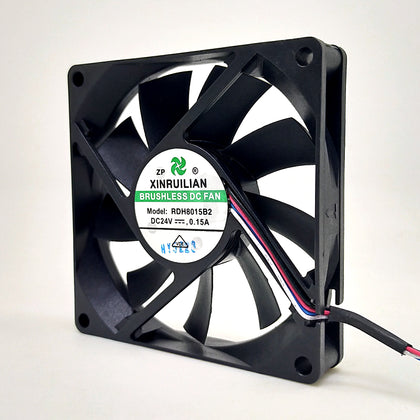 RDH8015B2  80mm fan 8015 24V double ball mute fan 8cm ultra thin PWM inverter fan