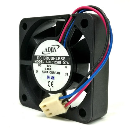 Adda 5010 AD0512HB-D76 12V Dual Ball 0.10A Mute Fan 5cm 50mm Fan Computer Case Power Fan