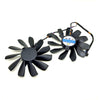 2pcs/pair  Graphics Card Cooling Fan  Rx580 584 588 Cf1010u12s 12V 0.45a Video Card Cooling Fan