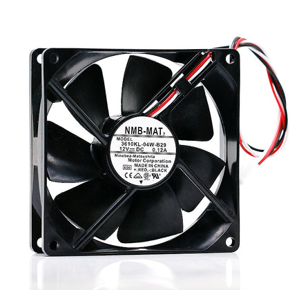 NMB 3610kl-04w-b29 9025 12V 0.12A 9cm 92mm 92X92X25mm FG Signal Tach Double Ball Bearing Cooling Fan