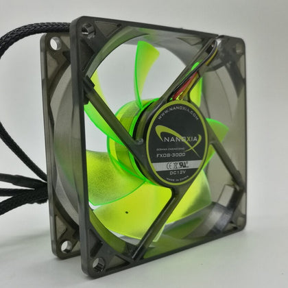 8025 Computer Fan 12V fx08-3000 Computer CPU Case Power Fan 8cm Ultra Quiet High Speed 3000 Rpm