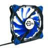 120mm Cpu Cooler 1pcs Blue LED Fan 120X120X25mm DC 12V 0.14A 900RPM Silent Quiet Solar Eclipse Chassis Cooling Fan