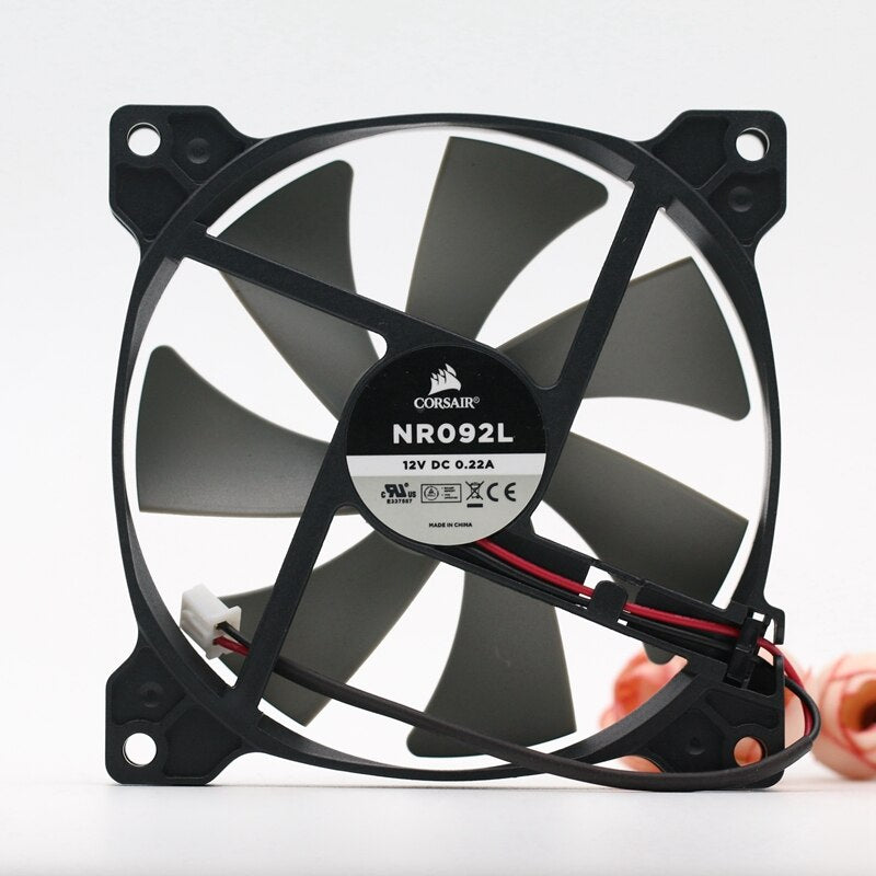 NR092L 9cm 9015 92x92x15mm 12V 0.22A 2 Line 2pin Power Supply Ultra Thin Large Air Volume Cooling Fan