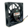 70mm pwm fan for cpu cooler radiator A7015-30BB-4IP-F1 DF0701512B2MN 4WIRE 12V 0.22A cooling fan
