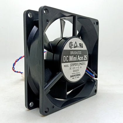 Sanyo 109P0912M4091 9cm 9225 12V Dual Ball 9025 Computer Cabinet Power Fan