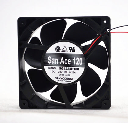 9G1224H108 SANYO DENKI fan 3Z15000340 3Z1-5000-340 server cooling fan