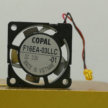 high-precision Mini Micro Cooling Fan F16EA-03LLC Copal 1.6cm 16mm Dc 3.3V 1605 Metal Leaf High Temperature Resistant Mini Fan