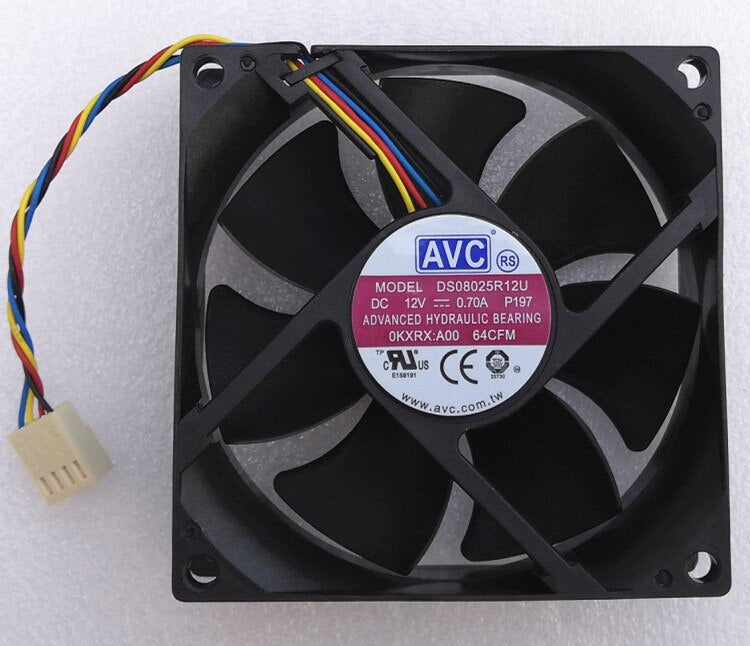 1pcs EVERFLOW F129025SU 9025 12V 0.38A 4-wire Pwm Cooling Fan CPU Fan