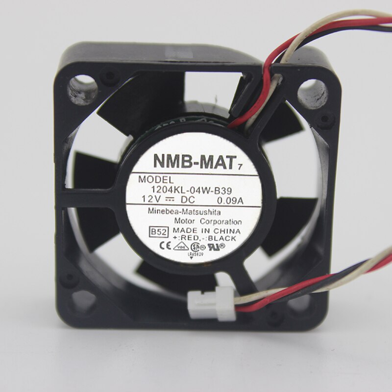30mm Cooling Fan 3cm   NMB 1204KL-04W-B39 12V 0.09A 3CM 3010 3-line Silent Cooling Fan