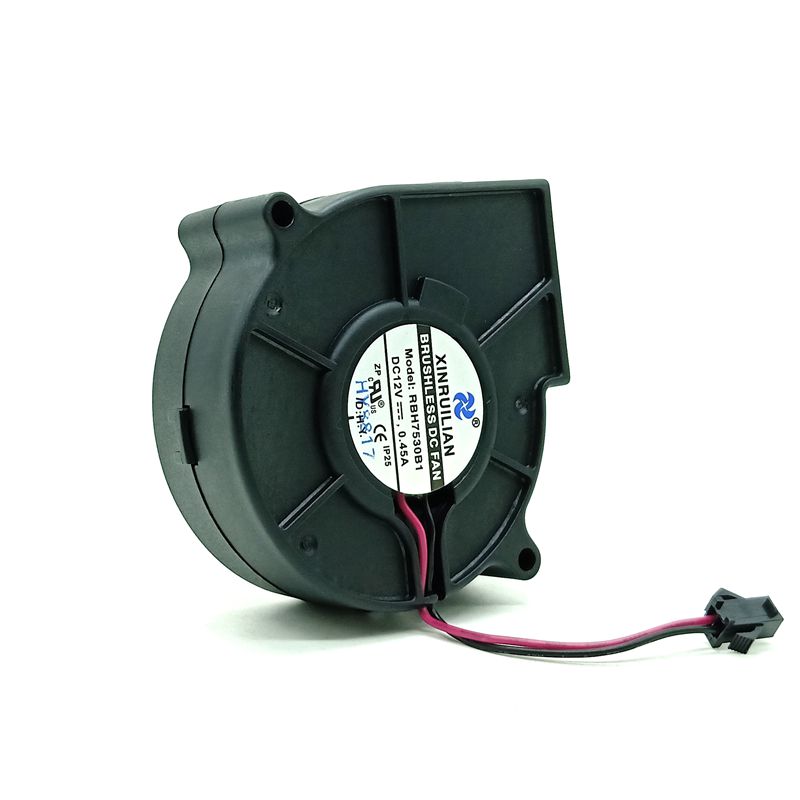 dc blower 7530 12V RBH7530B1 Turbo Blower Large Air Flow Cooling Fan 7CM Video CARD blower
