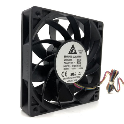 Delta THB1212B 12V DC 120x120x25mm Brushless Cooling Fan - product photo 2