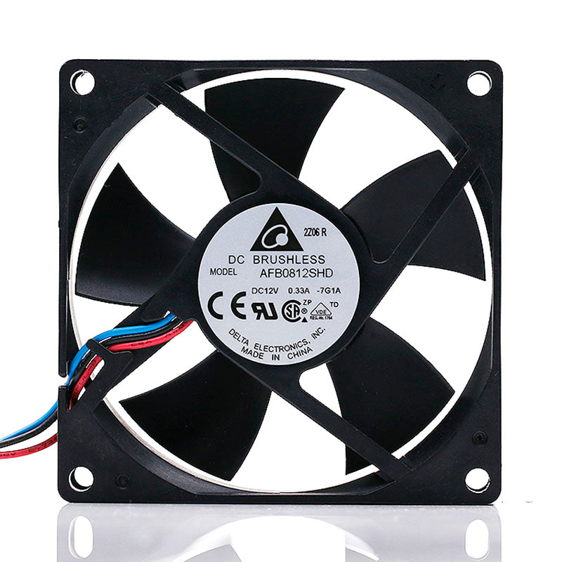 Delta AFB0812SHD 8cm 8020 80X20mm 12V 0.33A Power Supply of PC Case Cooling Fan