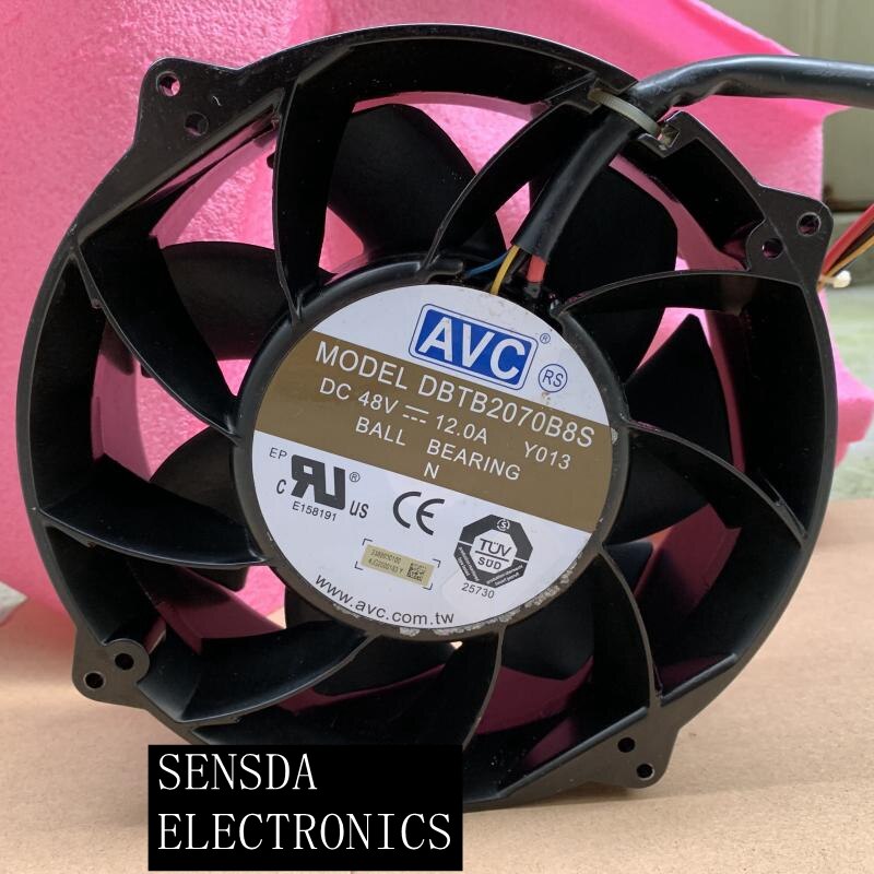 AVC Dbtb2070b8s 48v 12A 20070 Metal Super Violent Large Air Volume Booster Cooling Fan