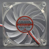 Computer Led Fan 70mm Red Cpu Pc Cooling Fan Slim 10mm Thickness 70X70X10 Mm DC 12V Low Noise  0.18A 3300RPM 3-Pin EC7010L12C-CL