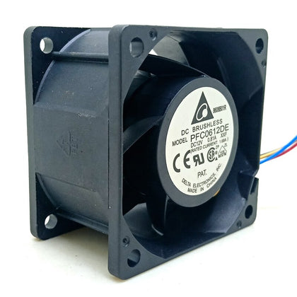 Delta PFC0612DE-F00 60x60x38mm 12V DC 1.40A 4-Wire PWM Axial Cooling Fan