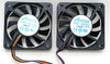 Set Of 2 Fans  Shuttle XH170V Slim PC Computer APISTEK SA61O2U SA6102U PFGA 6010 Slim 60x60x10mm 60mm 6CM 4Pin Cooling Fan