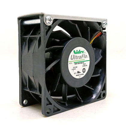 Nidec V80E12BS1NB5-07 8cm 8038 12V 4.54A Double ball bearing super air booster fan