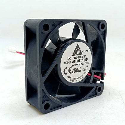 2pcs AFB0612HHD  Delta 6cm 6020 DC 12V Computer Case Power Fan Afb0612hhd Double Ball Mute Axial Cooling Fan