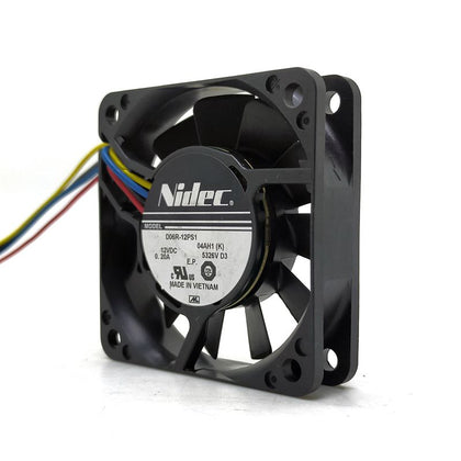 6015 12V Four-Wire PWM Temperature Control Cooling Fan 6CM D06R-12PS1 Excess Tone 0.20A