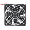 AVC F9025s12h 12V 0.3A 9cm 9025 Three Wire Computer Chassis Power Cooling Fan Grill + Screw
