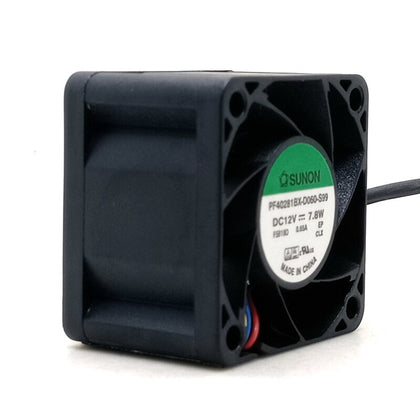 pf40281bx-d060-s99  Sunon 4028 40X40X28mm DC 12V High Speed Fan 4cm Chassis Power PWM Fan 17600RPM 24.9CFM