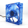 92mm Pwm LED Cpu Cooler Cooling Fan 90mm 9cm 92X92X25mm Luminous 12V 1800RPM Blue Light Cooler