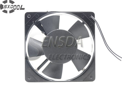 Cooling Fan 220V SXDOOL 1225 12025 AC 220V 12cm 120mm  120*120*25mm Dual Ball Bearing Cooling Fan