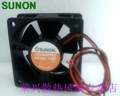 Sunon KD2406PTS3 24V 1.6W 6CM 6025 Server Inverter Cooling Fan