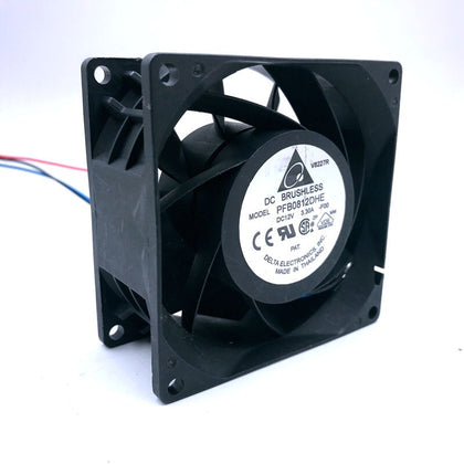 Delta PFB0812DHE  -F00 12V 3.3A 8CM High Speed Automotive Supercharger Conversion Fan Violence 80 * 80 * 38mm