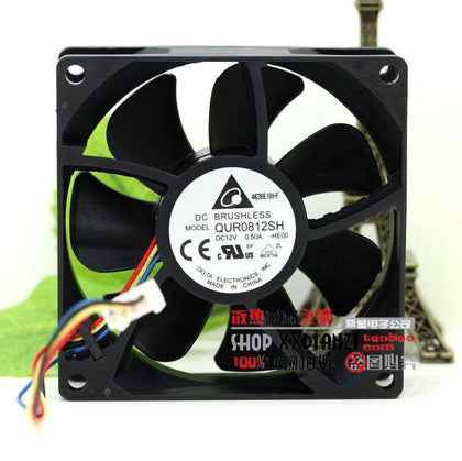Delta QUR0812SH 12V DC 80x80x25mm Brushless Cooling Fan - product photo 2