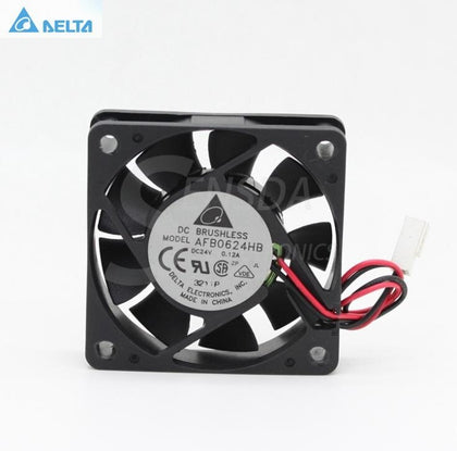 Delta 6015 24v 0.12a Afb0624hb 60mm 6cm Server Inverter Pc Case Cooling Fans Axial