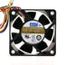 AVC DATA0625B8H 60x60x25mm 48V DC 0.16A Axial Cooling Fan