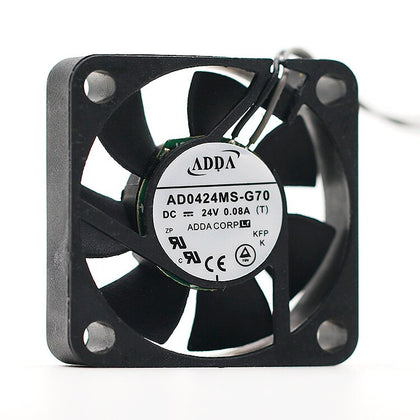 40mm 24V Fan  ADDA 4CM 40*40*10 24V AD0424MS-G70 2 Line Printer Inverter Cooling Fan