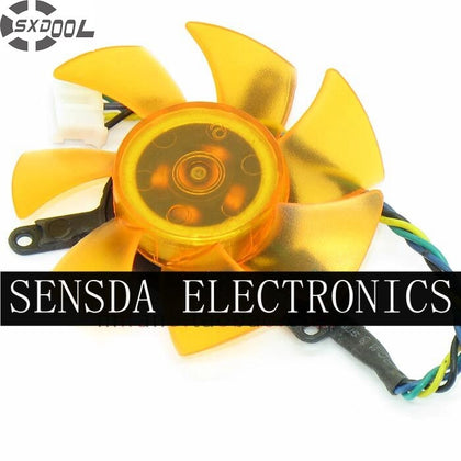 SXDOOL PLD05010S12L 4.5CM Diameter The 3.9CM Pitch 4-pin Graphics Card Fan