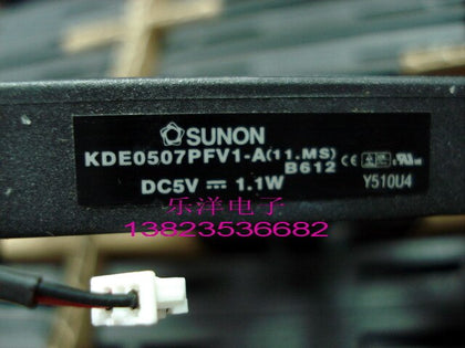SUNON KDE0507PFV1-A 5V DC Brushless Cooling Fan - product photo 2