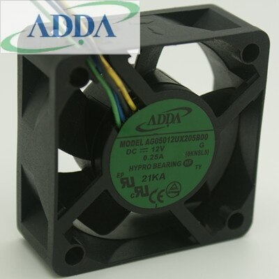 ADDA AG05012UX205B00 5020 5cm 12V 0.25A PWM Computer Case Cooling Fan