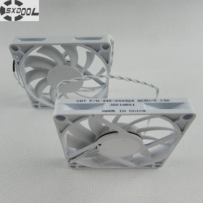 SXDOOL 80*80*10 Mm 80mm 8cm DC 5V 0.13A Silent Quiet Axial Thickness Thin Cooling Fan