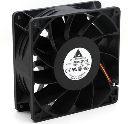 Delta  14050 24V2.3A FFB1424SHG Super Wind 14cm Dual Ball Bearing Cooling Fan 140*140*50mm